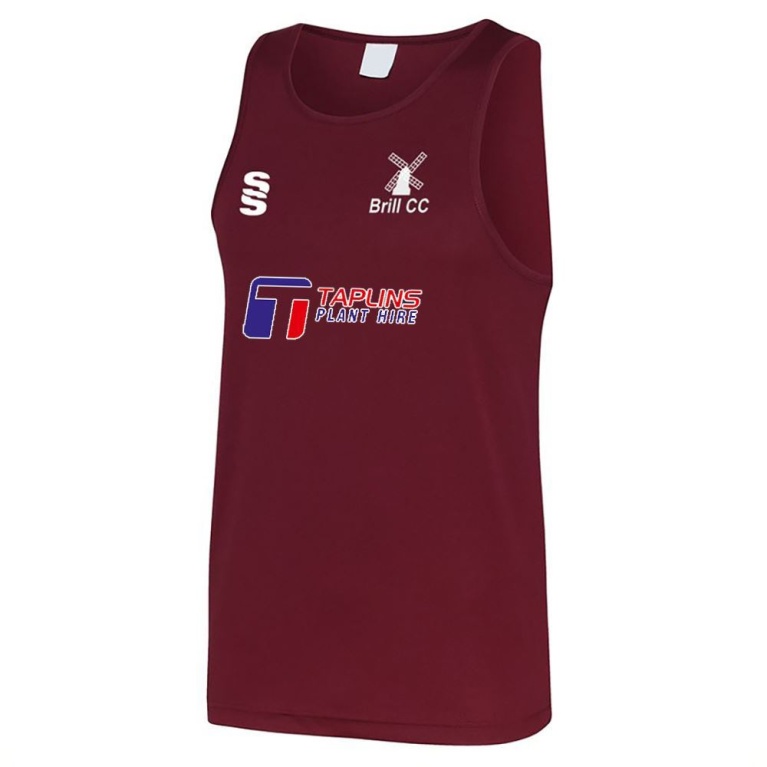 BRILL CRICKET CLUB MAROON VEST